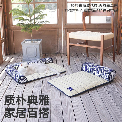 zeze凉席猫窝猫垫子睡觉用夏季降温宠物冰垫凉垫狗狗睡垫猫咪用品 商品图5