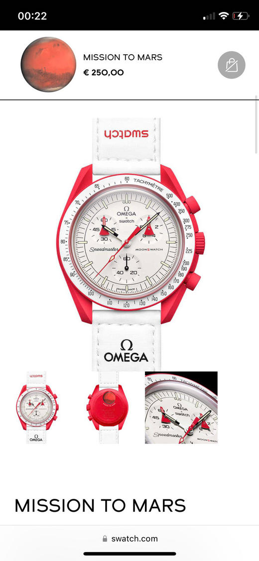 爆款来啦～贸易公司订单货 欧米*swatch联名款实物，年轻版超霸BIOCERAMIC MoonSwatch星球系列！价值2500+有钱买不到系列 商品图12