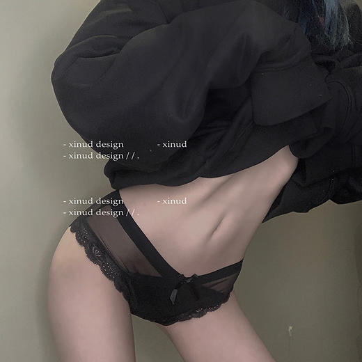 【女人的“战袍”，特惠四条装】性感蕾丝女士透视三角裤 性感火辣  可欲可甜 四条装一组 商品图1