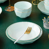 【传统青瓷】轻奢青瓷钻石纹描金边釉下彩 餐具 简约风格防烫 碗碟套装陶瓷餐具家用吃饭碗菜盘套装 商品缩略图6