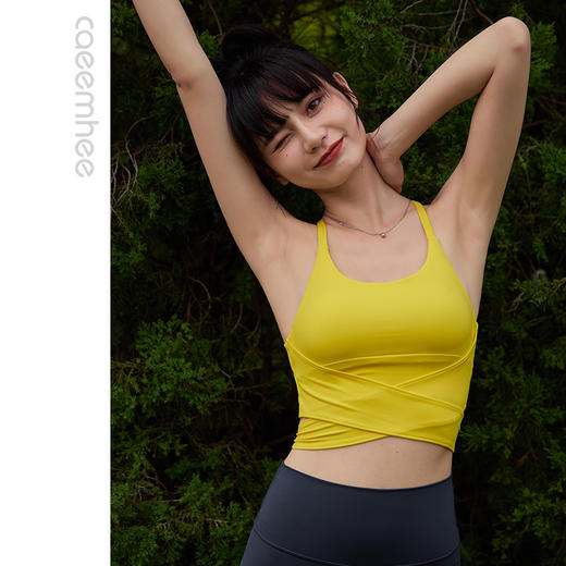 卡益裸感磨毛瑜伽服背心KJ04119 电商款 商品图6