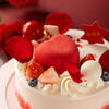 MOMOKO蜜桃家绯霞玫瑰生日蛋糕慕斯成都同城配送情人节订婚蛋糕 商品缩略图2