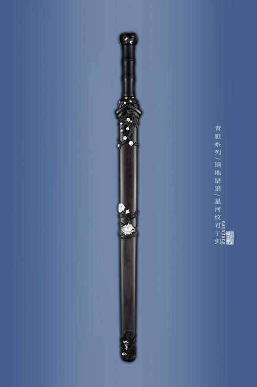 三希堂  青骓系列  复古扭转纹君子剑  未开刃 商品图0