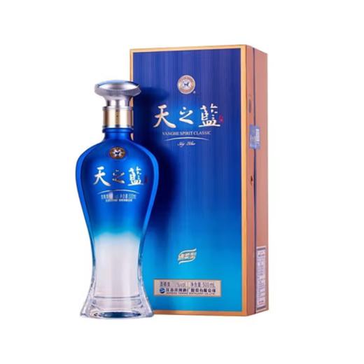 洋河蓝色经典-天之蓝-42度-浓香绵柔型500ml/1瓶纯粮白酒 商品图0