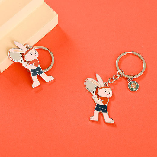 罗兰加洛斯Roland Garros法网网球兔子钥匙扣钥匙圈挂件定制 商品图4