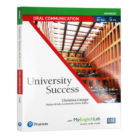 大学成功口语交流 高JI学生书 英文原版 University Success Oral Communication Advanced Student Book with MyLab 英文版英语书