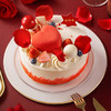 MOMOKO蜜桃家绯霞玫瑰生日蛋糕慕斯成都同城配送情人节订婚蛋糕 商品缩略图4