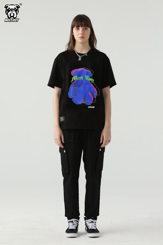 MEET ROY可爱卡通小熊印花T恤01MR1402 商品图2