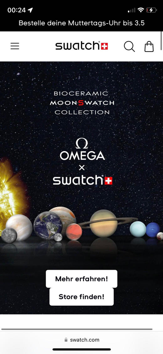 爆款来啦～贸易公司订单货 欧米*swatch联名款实物，年轻版超霸BIOCERAMIC MoonSwatch星球系列！价值2500+有钱买不到系列 商品图6