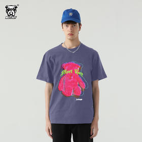 MEET ROY可爱卡通小熊印花T恤01MR1401