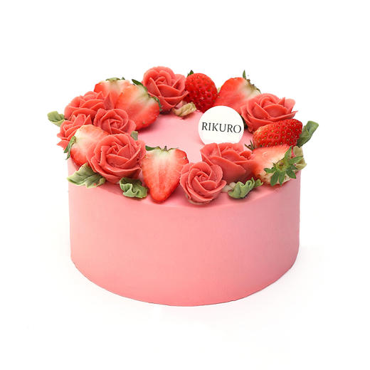 【爱的礼物】韩式裱花鲜果乳脂蛋糕 商品图2