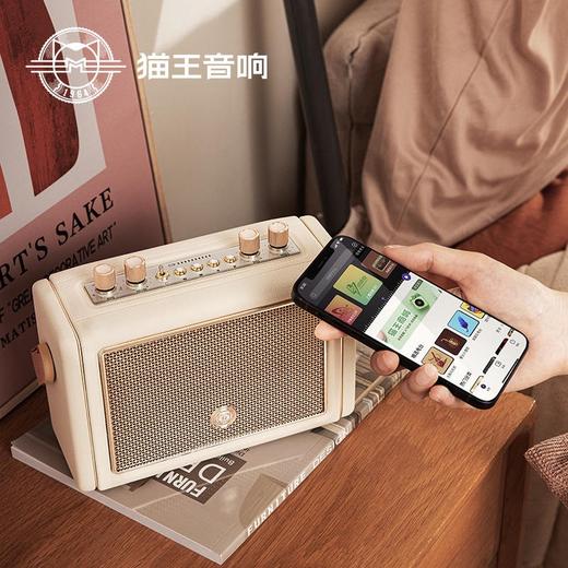 猫王· Mate3便携式无线蓝牙音箱户外重低音音响 MW-M3韵律白/动感黑 商品图2