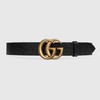 古驰GUCCI  男士黄铜金属双G带扣 4cm宽 新款百搭气质牛皮腰带 406831 商品缩略图0