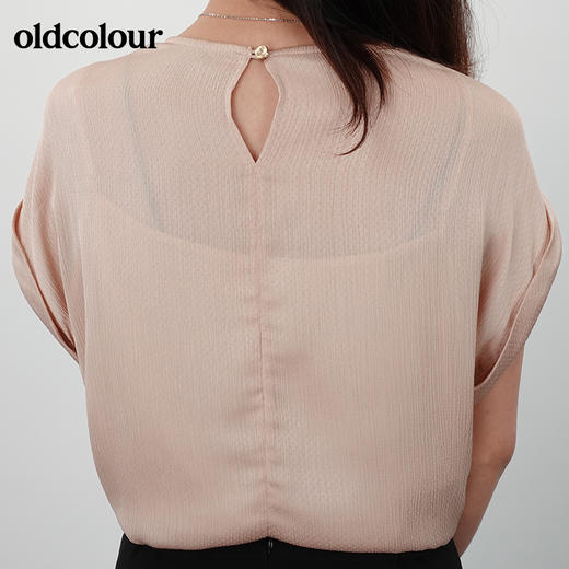 oldcolour夏季洋气宽松显瘦上衣气质小衫N23011308 商品图3