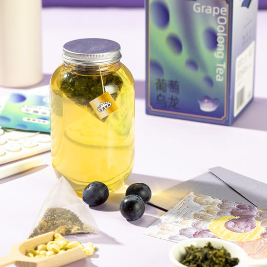 【宜昌助农馆】至喜茶厰 葡萄乌龙茶  果粒花果茶  3g*15袋 商品图1
