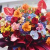 《斑斓》红掌玫瑰蝴蝶兰绣球混搭花束 商品缩略图3