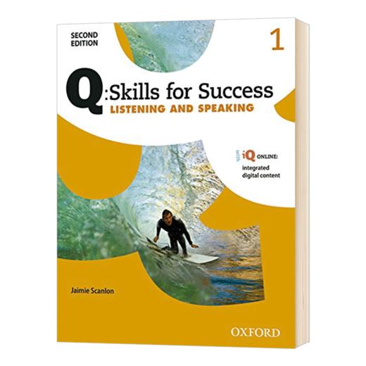 牛津学术成功系列听说教材1级 英文原版 Oxford Q Skills for Success Listening and Speaking 1 英文版进口英语词汇语言学习书籍 商品图1