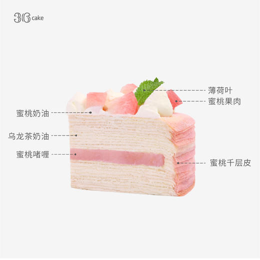 蜜桃乌龙千层+无畏专款鲜花~ 商品图4