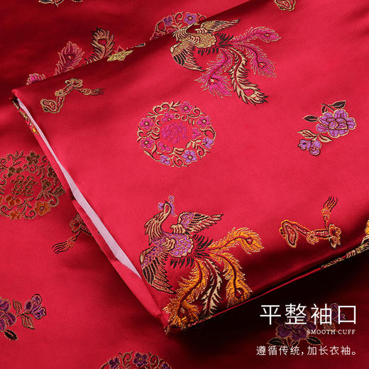 天禄系列-彩凤献福（深咖、绛紫、深红色） 商品图2