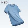 【桑蚕丝】MD名盾圆领短袖T恤多色百搭打底夏季薄款冰凉休闲男装 商品缩略图2