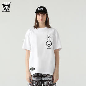 MEET ROY月球探索反战保护地球印花T恤01MR1387