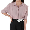 oldcolour21夏通勤简约纯色设计感小众衬衫气质职场风女N23012324 商品缩略图1