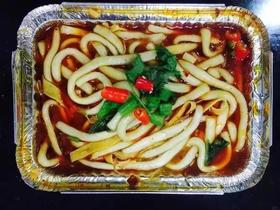 美丽市场-耶啵仔虾滑-香辣锡纸烤土豆粉