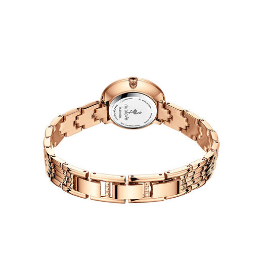 【ROROLOVE】邂逅Enchanted系列 天然钻石七彩光时尚手表女轻奢简约腕表女表礼物（12颗、25mm） 商品图5