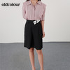 oldcolour21夏通勤简约纯色设计感小众衬衫气质职场风女N23012324 商品缩略图0