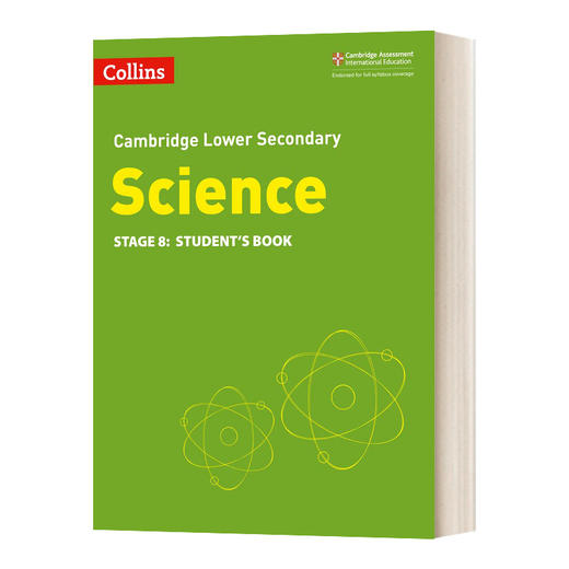 Collins英文原版 Collins Cambridge Lower Secondary Science Science Stage8 柯林斯剑桥初中科学学生用书 第八阶段 英文版 进口英语书 商品图1