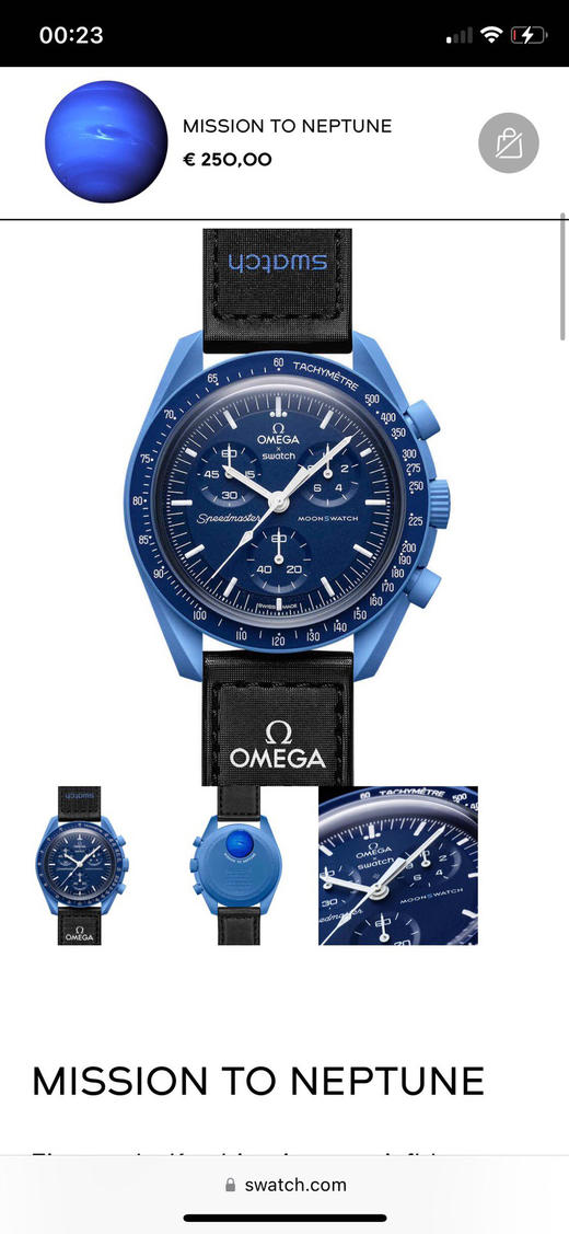 爆款来啦～贸易公司订单货 欧米*swatch联名款实物，年轻版超霸BIOCERAMIC MoonSwatch星球系列！价值2500+有钱买不到系列 商品图8