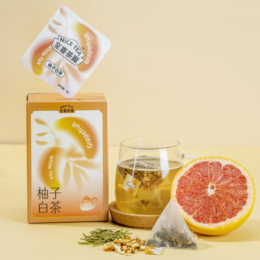【宜昌助农馆】至喜茶厰 柚子白茶 别具风味  清爽解腻 3g*15袋 商品图1