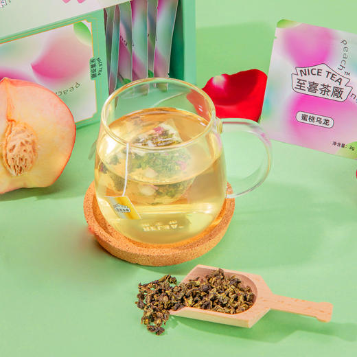 【宜昌助农馆】 旭旦蜜桃乌龙茶 袋装茶包 花果茶冷泡3g*15袋 商品图3