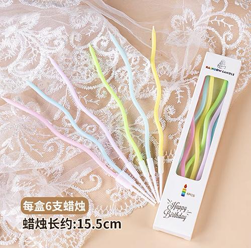 复古曲线蜡烛 商品图1