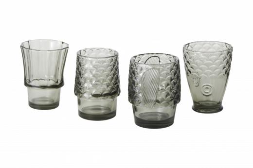 百货世界-美克美家Rehome灰色鱼形水具4件套85*85*325MM 商品图0