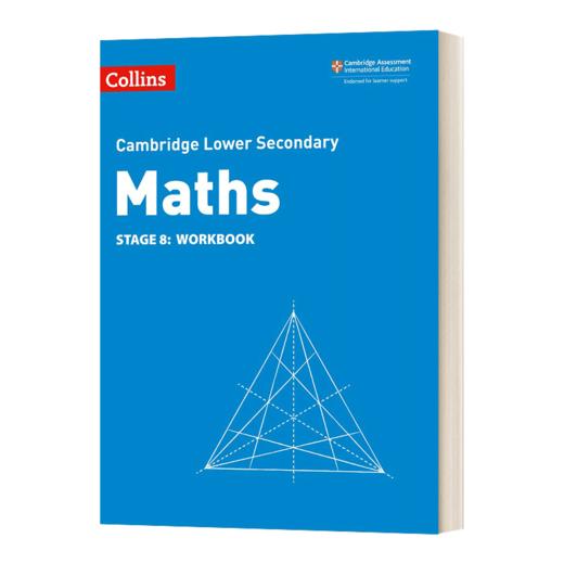 Collins英文原版 Collins Cambridge Lower Secondary Maths Workbook Stage 8 柯林斯剑桥初中数学练习册 第八阶段 英文版 进口英语书 商品图1