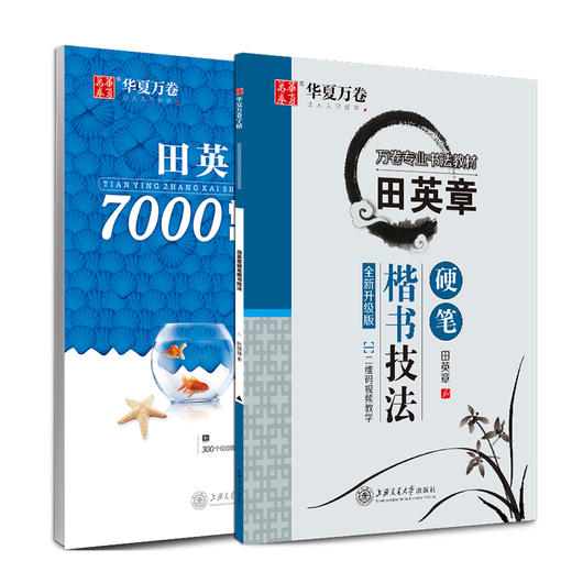新楷书技法+7000字 全新升级版(全2册) 商品图0