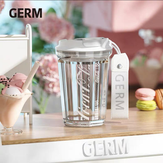 GERM夏季新品可口可乐联名咖啡杯女生高颜值大容量随手杯潮酷水杯 商品图5