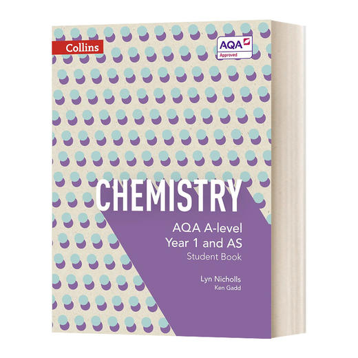 Collins英文原版 AQA A Level Chemistry Year 1 and AS Student Book 柯林斯AQA A Level化学学生用书1 英文版 进口英语原版书籍 商品图0