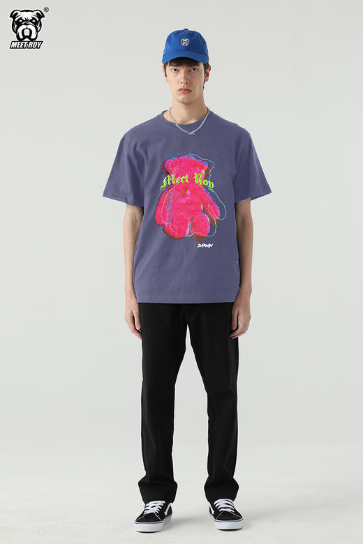 MEET ROY可爱卡通小熊印花T恤01MR1401 商品图4