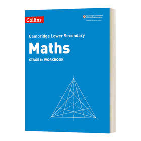 Collins英文原版 Collins Cambridge Lower Secondary Maths Workbook Stage 8 柯林斯剑桥初中数学练习册 第八阶段 英文版 进口英语书