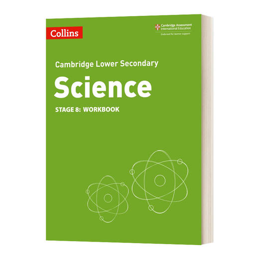 Collins英文原版 Collins Cambridge Lower Secondary Science Workbook Stage 8 柯林斯剑桥初中科学练习册 第八阶段 英文版 进口英语书 商品图0
