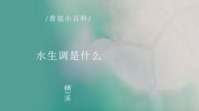 水和大气的清澈香气 | 香氛小百科010