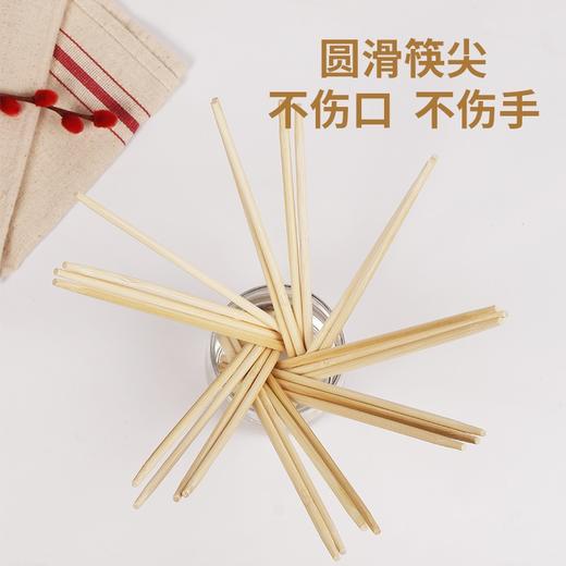 SHUANG YU一次性筷子家用野营卫生竹筷 方便筷独立包装100双装 一次性碗筷餐具用品 商品图5
