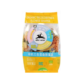 有机尼奥有机三色花朵形意面250g/袋