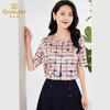乔万尼真丝衬衫女夏新款中袖桑蚕丝上衣EF2C396 商品缩略图2