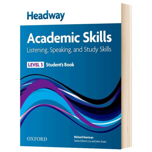 英文原版 HEADWAY 3 Academic Skills Listening, Speaking 牛津HEADWAY 学术英语学习技巧 听说3 英文版 商品图1