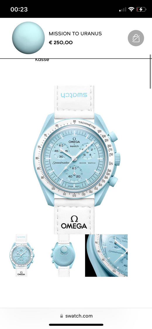 爆款来啦～贸易公司订单货 欧米*swatch联名款实物，年轻版超霸BIOCERAMIC MoonSwatch星球系列！价值2500+有钱买不到系列 商品图9