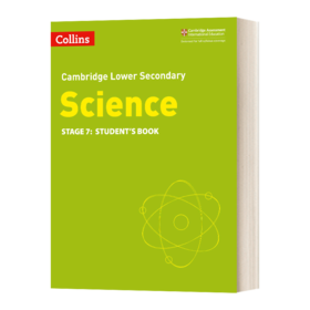 Collins英文原版 Collins Cambridge Lower Secondary Science Stage 7 柯林斯剑桥初中科学学生用书 第七阶段 英文版 进口英语原版书籍