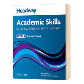 英文原版 HEADWAY 3 Academic Skills Listening, Speaking 牛津HEADWAY 学术英语学习技巧 听说3 英文版